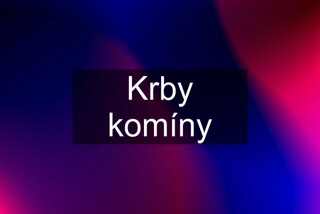 Krby komíny