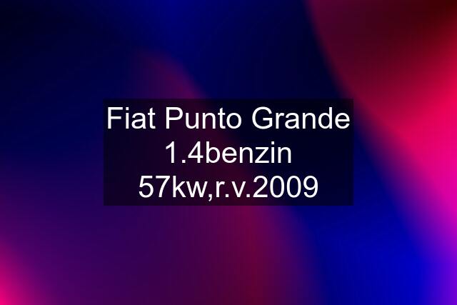 Fiat Punto Grande 1.4benzin 57kw,r.v.2009