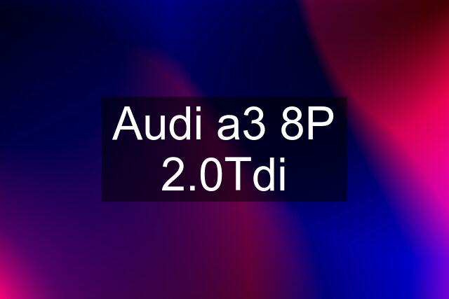 Audi a3 8P 2.0Tdi