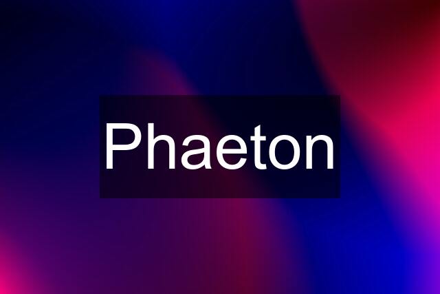 Phaeton