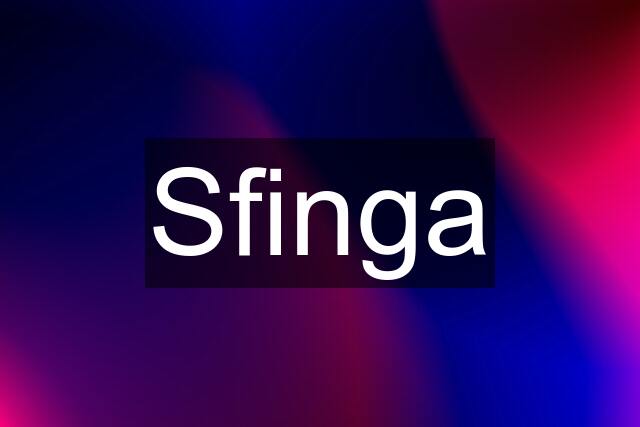 Sfinga