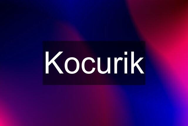 Kocurik