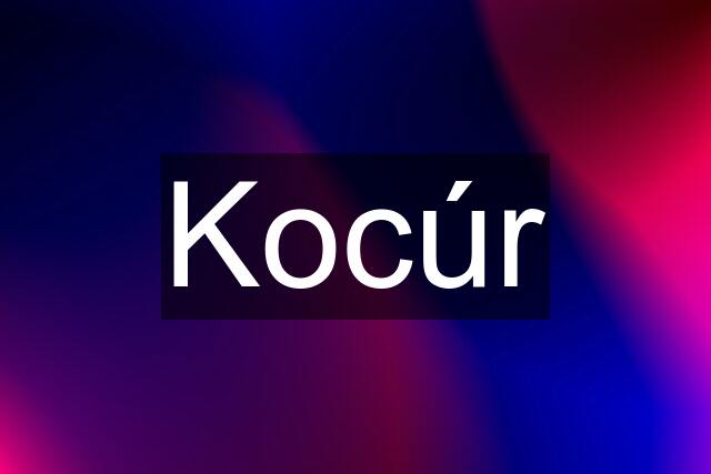 Kocúr