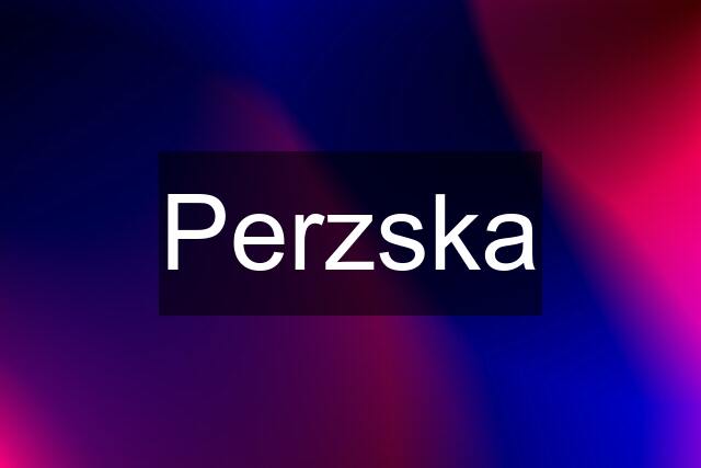 Perzska