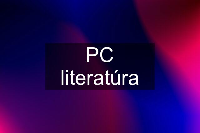 PC literatúra
