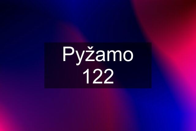 Pyžamo 122