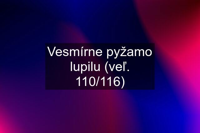 Vesmírne pyžamo lupilu (veľ. 110/116)