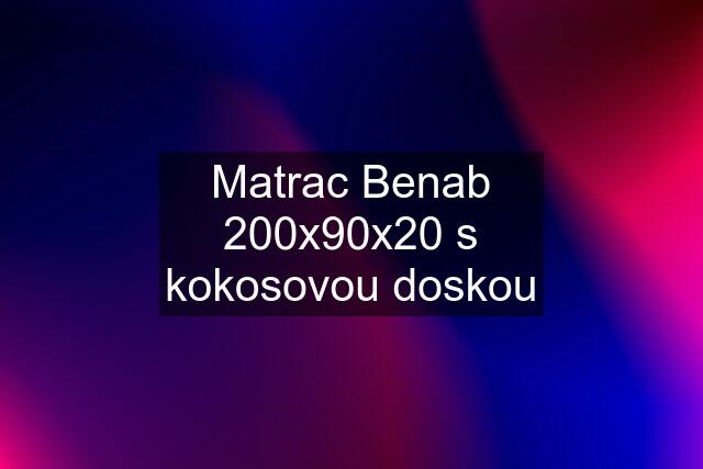 Matrac Benab 200x90x20 s kokosovou doskou