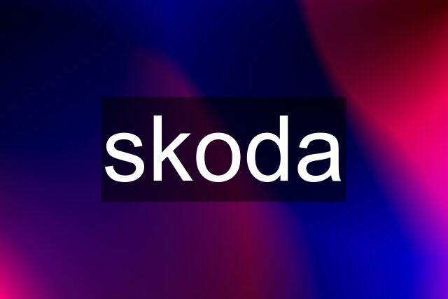 skoda