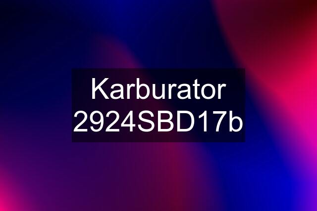 Karburator 2924SBD17b