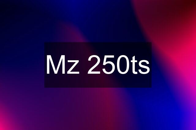 Mz 250ts