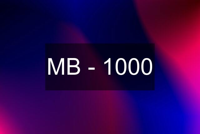 MB - 1000