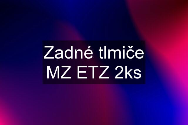 Zadné tlmiče MZ ETZ 2ks