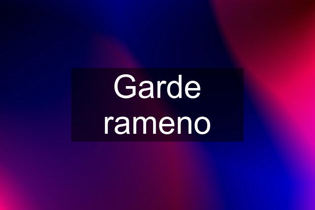 Garde rameno