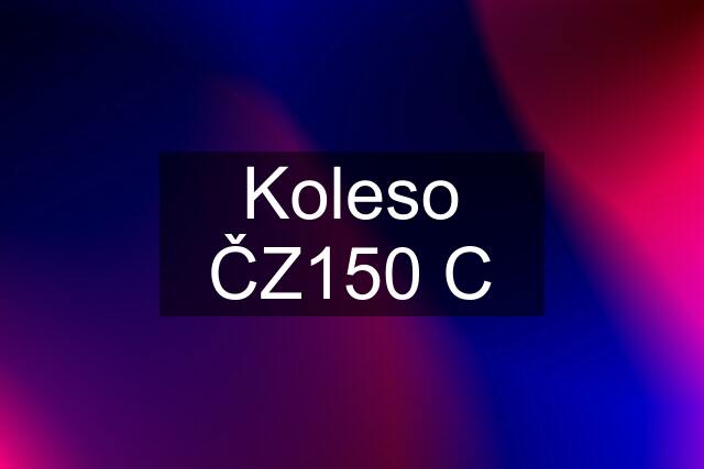 Koleso ČZ150 C