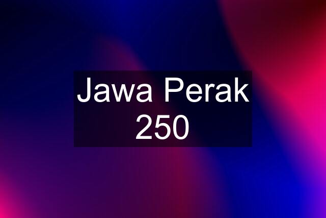 Jawa Perak 250