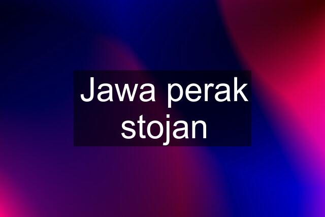 Jawa perak stojan