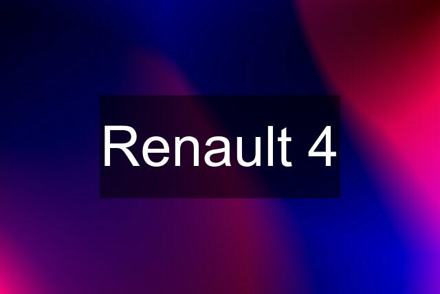 Renault 4