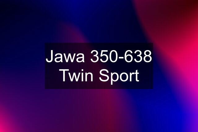 Jawa 350-638 Twin Sport