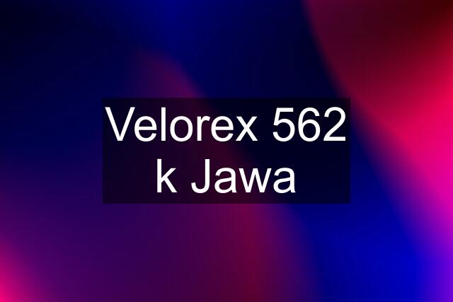 Velorex 562 k Jawa