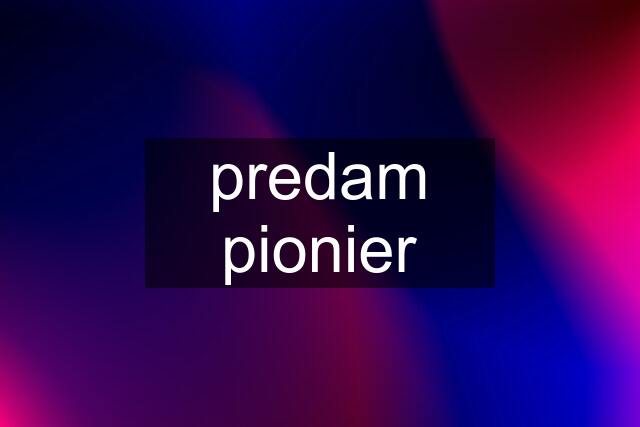 predam pionier