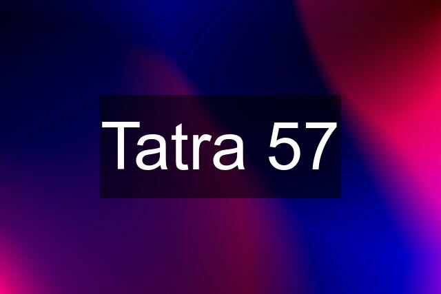 Tatra 57