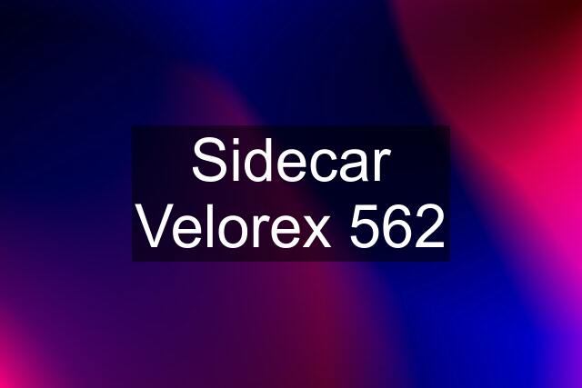 Sidecar Velorex 562