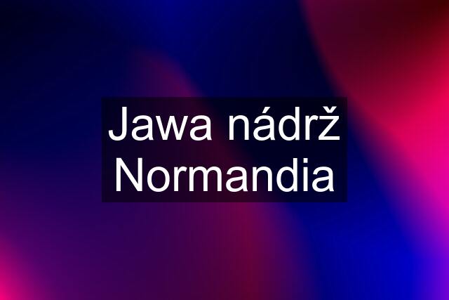 Jawa nádrž Normandia