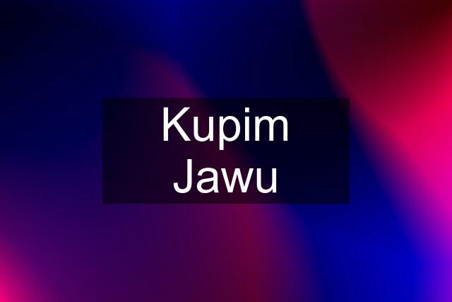 Kupim Jawu