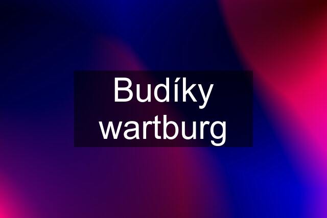 Budíky wartburg