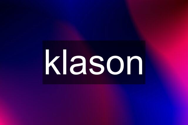 klason