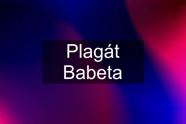 Plagát Babeta