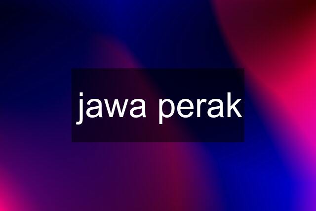 jawa perak