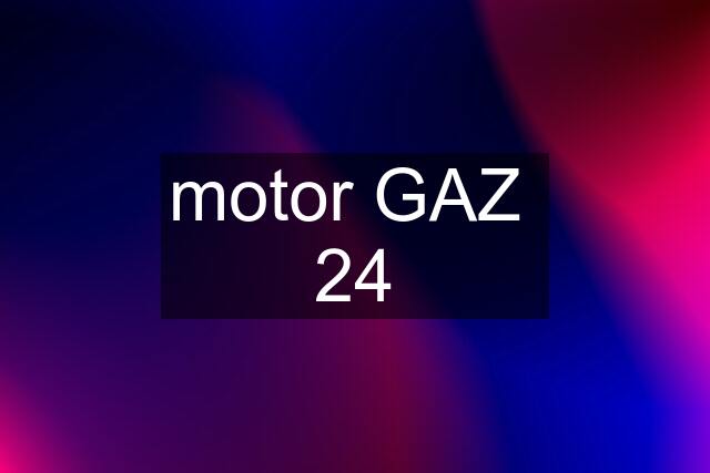 motor GAZ  24