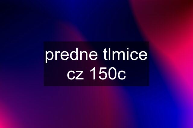 predne tlmice cz 150c