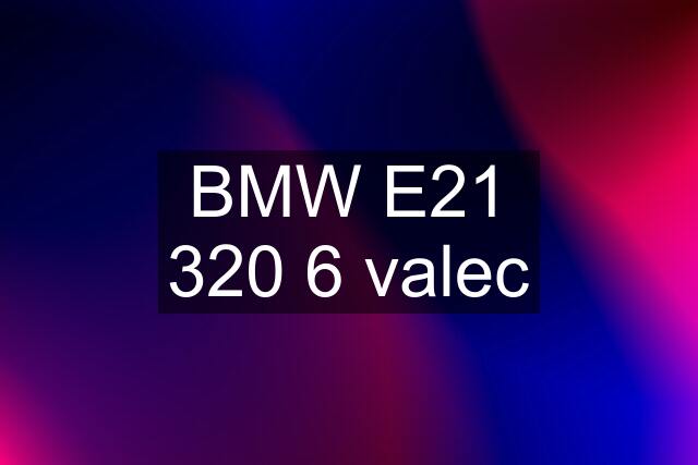 BMW E21 320 6 valec