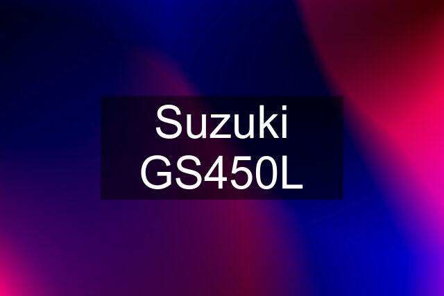 Suzuki GS450L