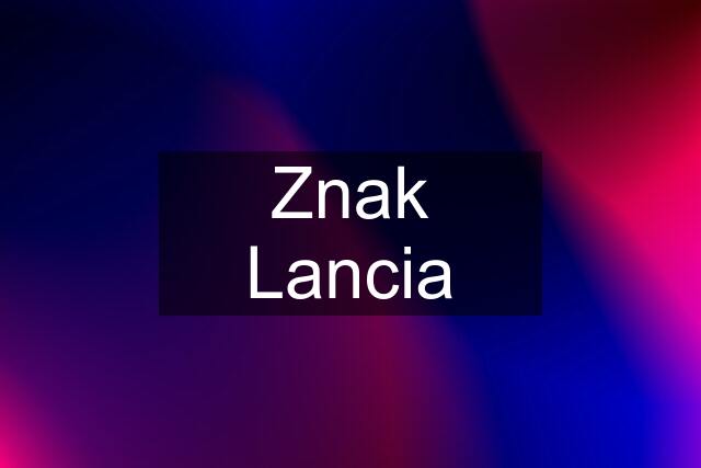 Znak Lancia