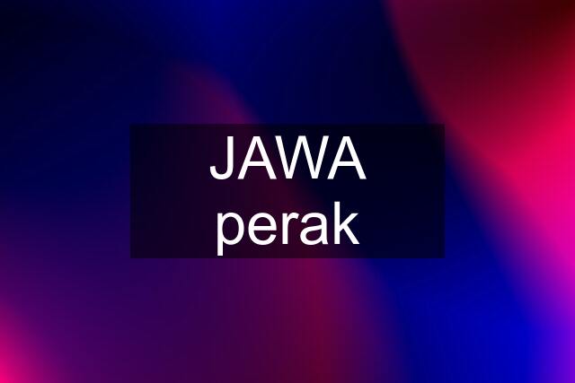 JAWA perak