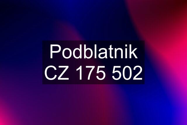 Podblatnik CZ 175 502