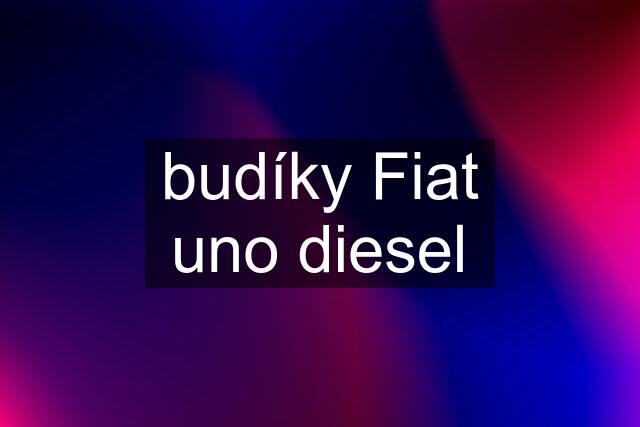 budíky Fiat uno diesel