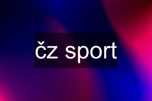 čz sport