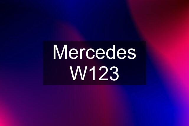 Mercedes W123