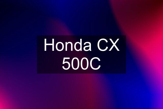 Honda CX 500C