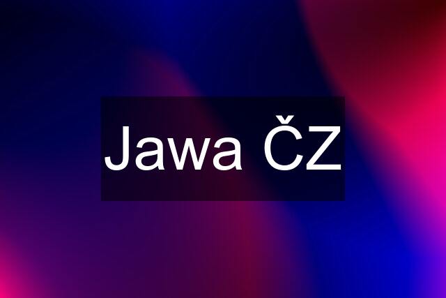 Jawa ČZ