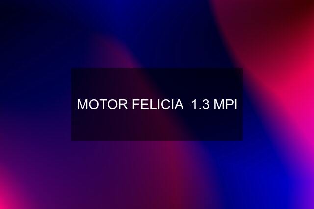 MOTOR FELICIA  1.3 MPI