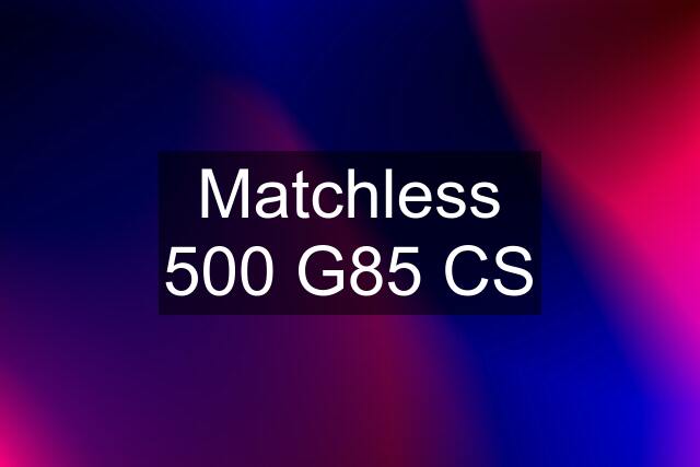 Matchless 500 G85 CS