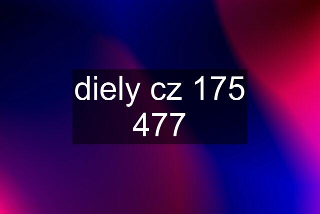 diely cz 175 477