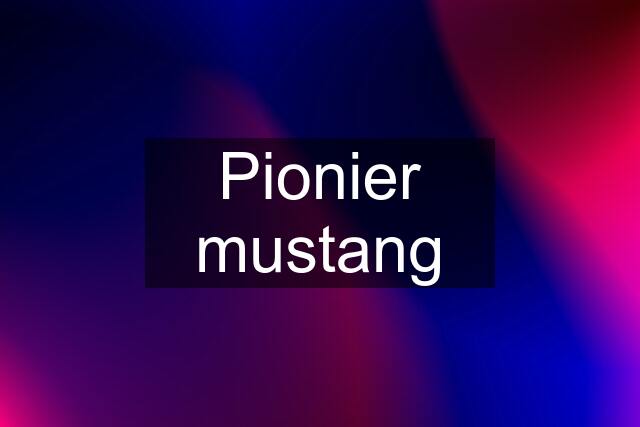 Pionier mustang