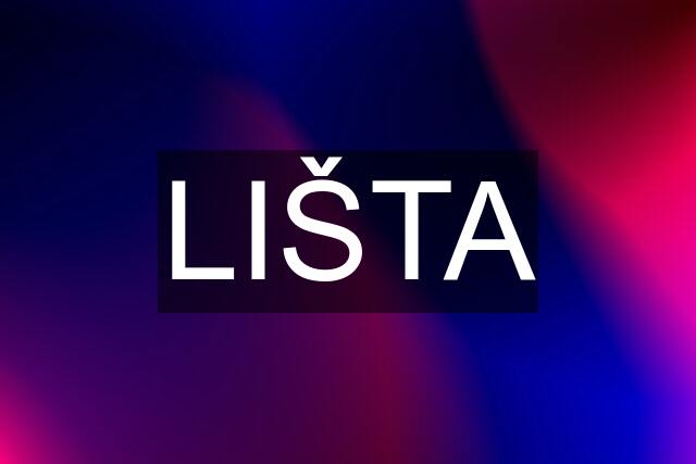 LIŠTA